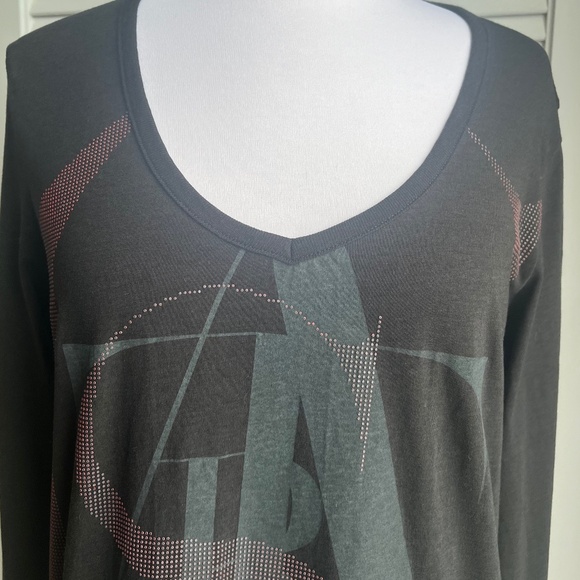 G Star Raw Ruby V T Logo Women's Cotton V-neck Casual Top T-Shirt Large - Picture 6 of 12
